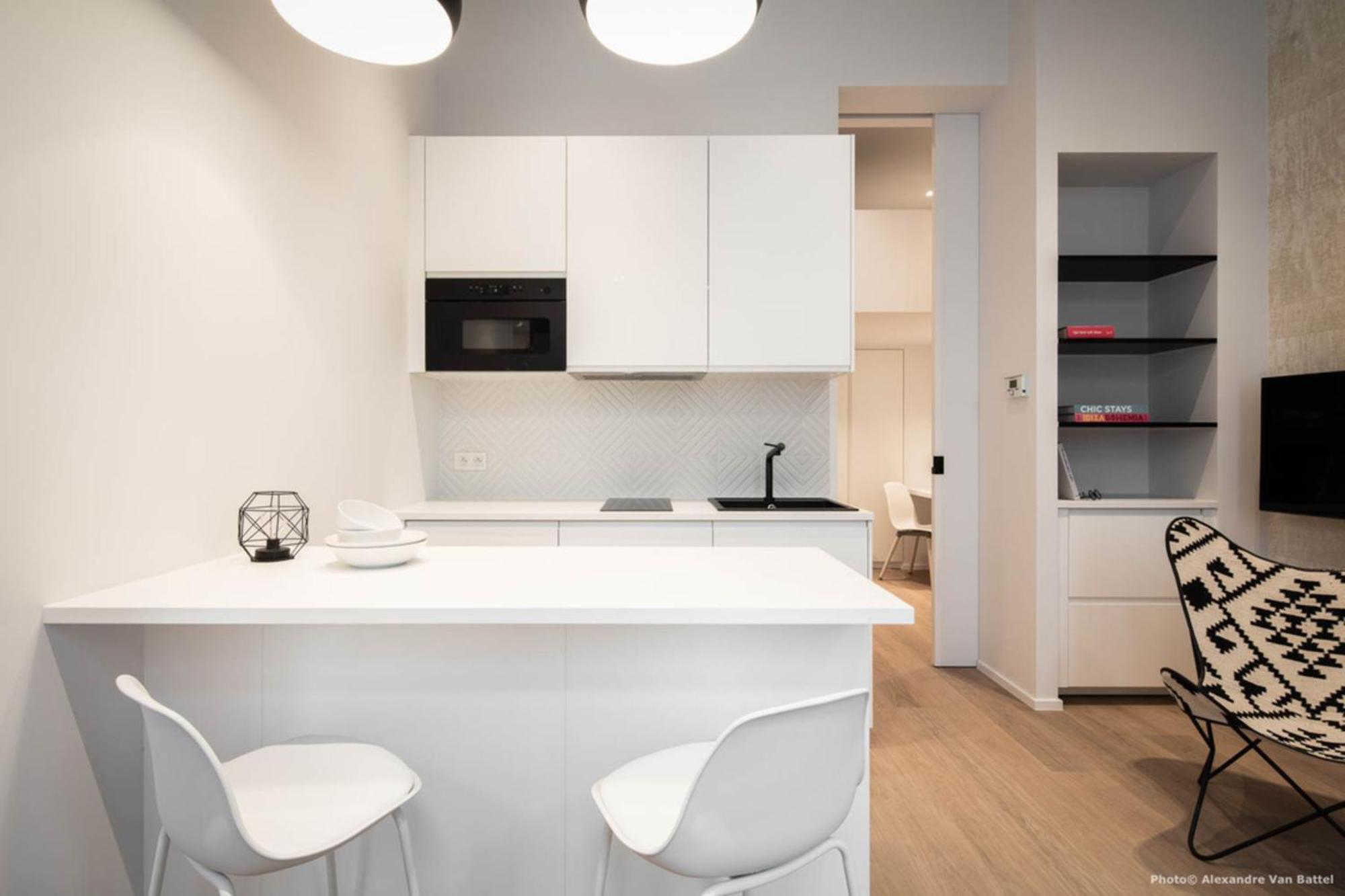 Studios Fully Equipped Near Place Stephanie 布鲁塞尔 外观 照片