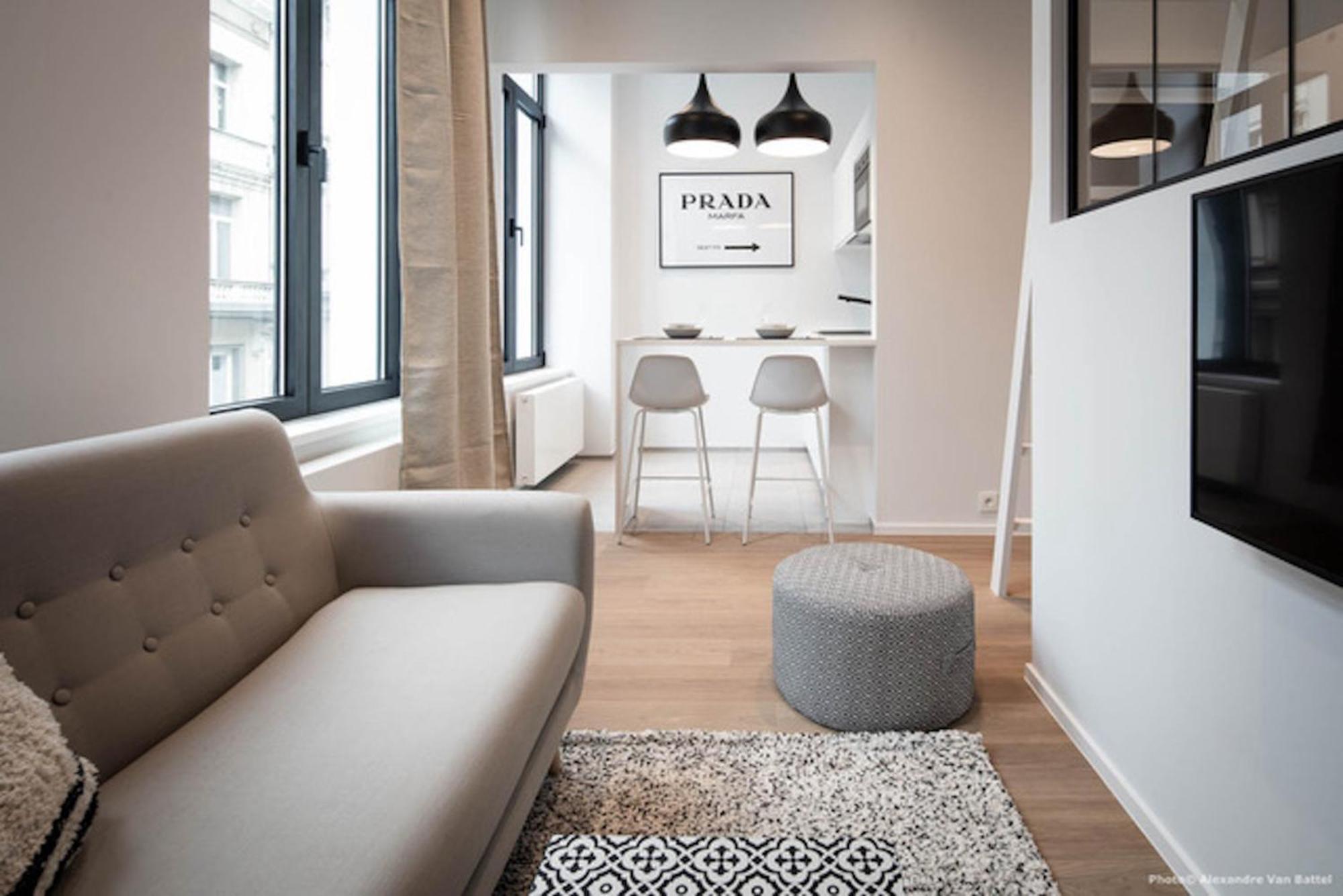 Studios Fully Equipped Near Place Stephanie 布鲁塞尔 外观 照片
